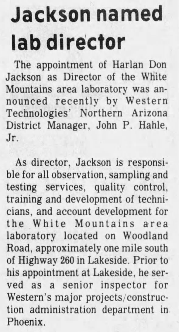 Harlan Don Jackson